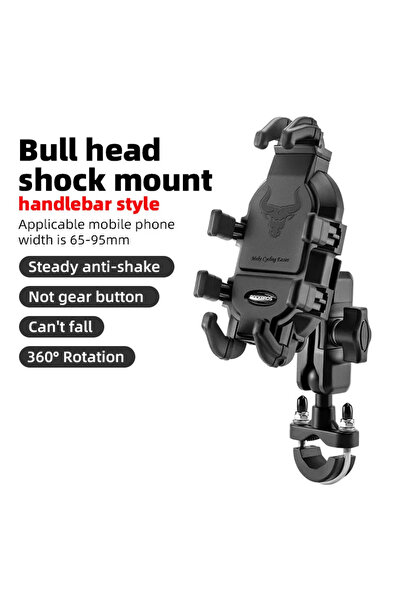 Choice ROCKBROS 25210011001 ROCKBROS Motorcycle Bike Phone Holder Adjustable ...