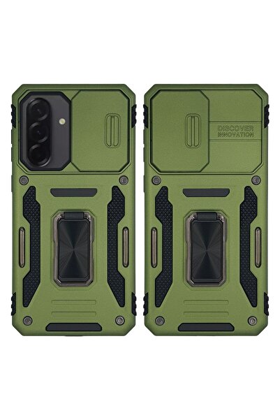 Sonique Θήκη Ring Armor CamShield για Samsung Galaxy A36 5G Χακί