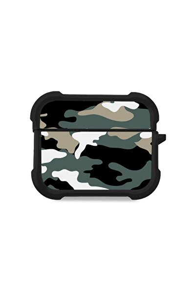 Sonique Θήκη Σιλικόνης Camouflage Army Series για AirPods Pro / Pro 2 Χακί