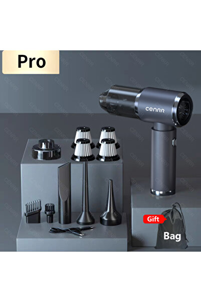choice2 مكنسة كهربائية محمولة لاسلكية قوية للسيارة طراز Pro 4hepa Bag CENRR ب...