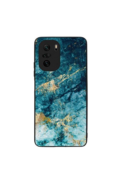 Sonique Θήκη Marble Series για Xiaomi Poco F3 / Mi 11i Μπλε