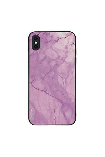 Sonique Θήκη Marble Series για Apple iPhone XS MAX Βιολετί