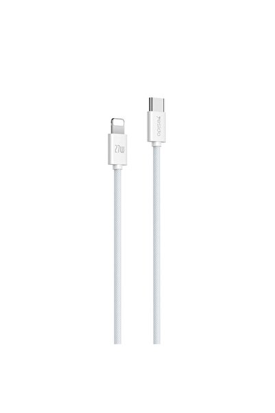 Yesido Καλώδιο CA170 Braided Type-C σε Lightning 27W 1.2m Λευκό