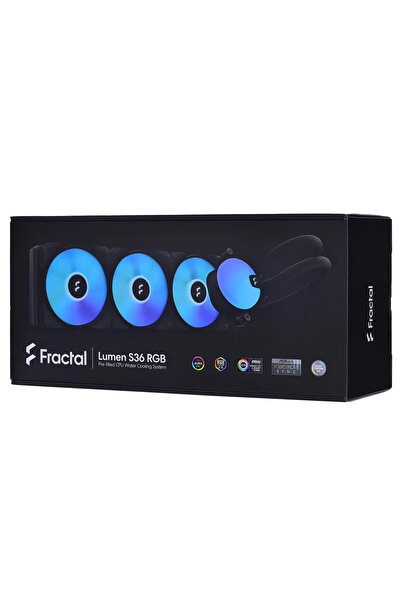 Fractal All-in-One Liquid Cooler Design Lumen S36 v2 RGB - 12 cm - Black