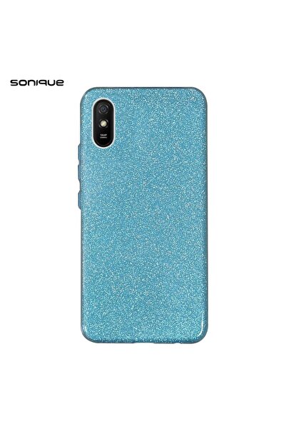 Sonique Θήκη Σιλικόνης Shiny Xiaomi Redmi 9A / Redmi 9AT Γαλάζιο