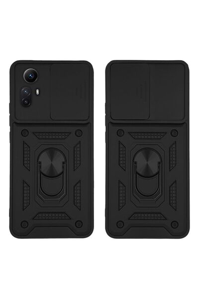 Sonique Θήκη Ring Armor CamPro για Xiaomi Redmi Note 12s Μαύρο
