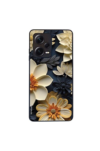 Sonique Θήκη 3D Flower Series για Xiaomi Redmi Note 12 Pro Plus Εκρού