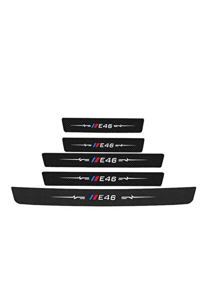Choice 5pcs Auto Door Threshold Anti Scratch Tape Protective Strip Stickers S...
