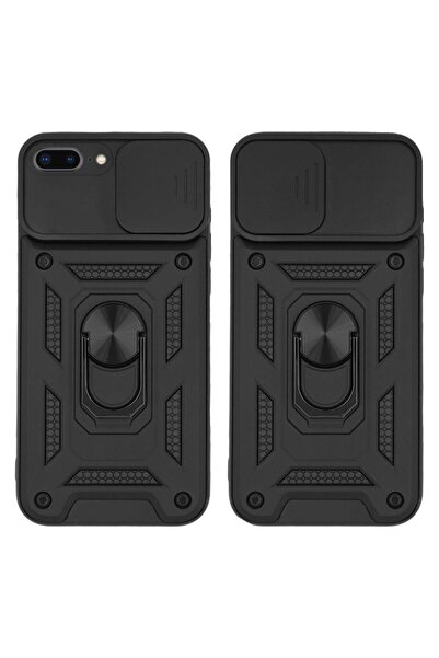 Sonique Θήκη Ring Armor CamPro για Apple iPhone 7 Plus / iPhone 8 Plus Μαύρο