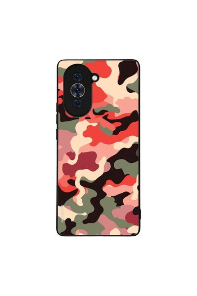 Sonique Θήκη Camouflage Army Series για Huawei Nova 10 Κόκκινο