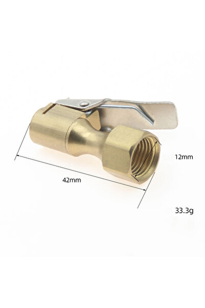 Choice3 D Car Tire Air Chuck Inflator Pump Valve Connector Clip-on Adapter Br...