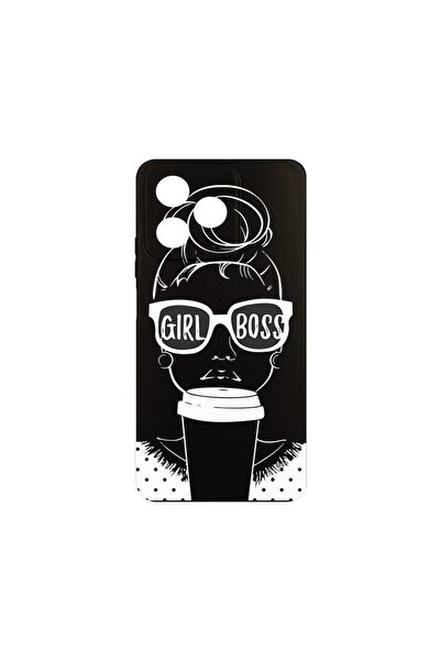 bestcase Husă pentru Xiaomi Redmi 13, Silicon subțire, Girl Boss, Protecție c...