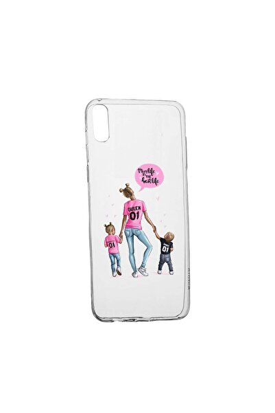 bestcase Θήκη σιλικόνης συμβατή με Xiaomi Redmi 9AT, Σχέδιο Μαμά Ζωή Αγόρι κα...