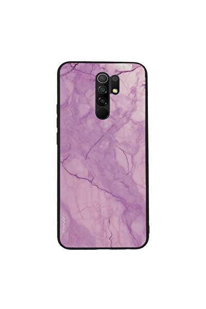 Sonique Θήκη Marble Series για Xiaomi Redmi 9 Βιολετί