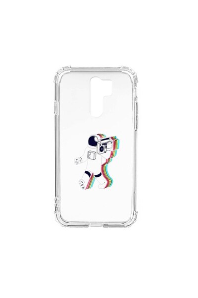 bestcase Husa Anti Shock Silicon Compatibila Cu Xiaomi Redmi 9, Walk On Moon,...