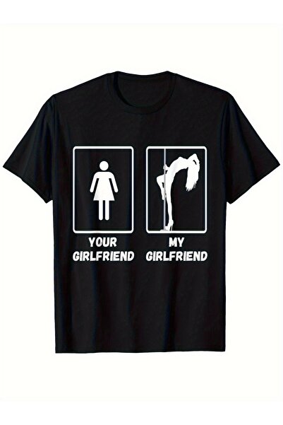 yiou trendy clothing تي شيرت Fun Girlfriend Pole Dance