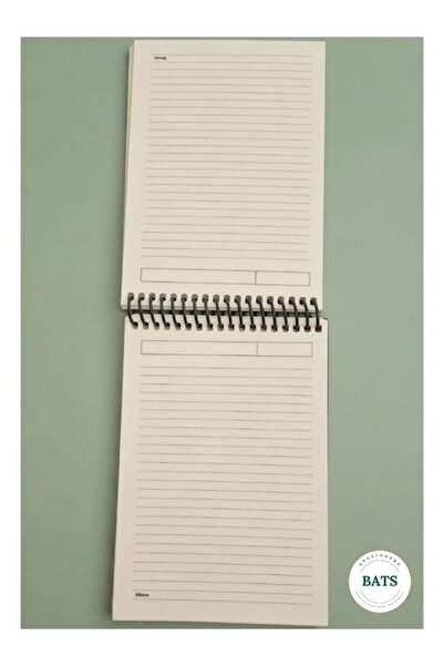 BATS Leopard Series Hard Cover Vertical Ruled Notebook 60 Sheets 12X17 Cm.