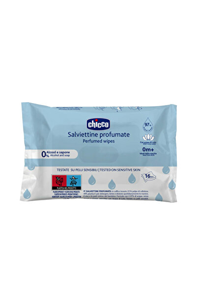 Chicco Servetele umede Baby Moments, 16 buc