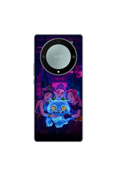 OEM Husa compatibila cu Honor Magic 5 Lite Silicon Gel Tpu Model KPop Demon H...