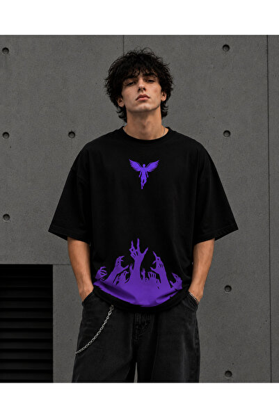 Nulivez Oversize Unisex Printed T-Shirt – Streetwear Loose Fit T-Shirt with A...