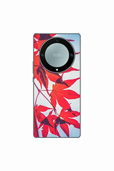 OEM Husa compatibila cu Honor Magic 5 Lite Silicon Gel Tpu Model Frunze de to...