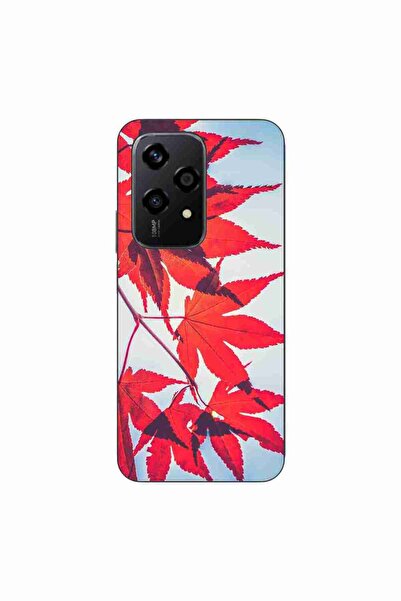 OEM Husa compatibila cu Honor 200 Lite Silicon Gel Tpu Model Frunze de toamna