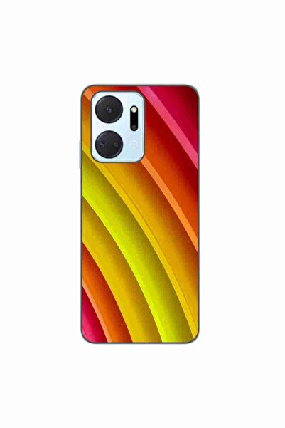 OEM Husa compatibila cu Honor X7a Silicon Gel Tpu Model Abstract Stripes