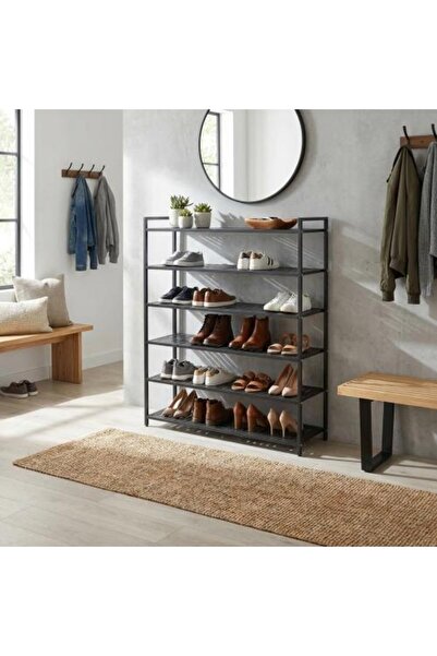 BAYTI Multi-Use Metal Shelf 6 Circles