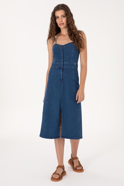 U.S. Polo Assn. Angel Us Polo Assn. Women's Jean Dress 2108991 Blue