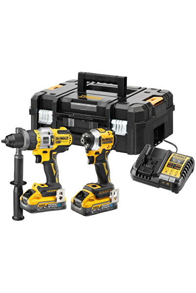 Dewalt DCK2052H2T 18V XR Professional Cordless Tool Set (Impact Drill DCD999,...