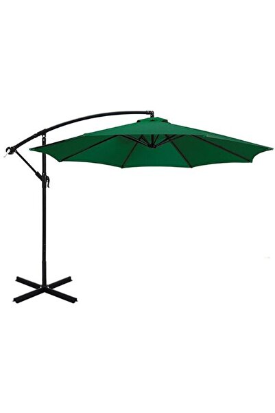 Tarrington House Helena umbrella with green side rod 3m