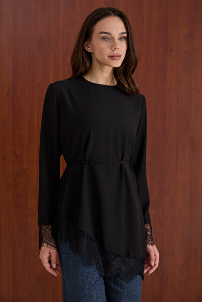 Melike Tatar Dantelli Tunik 32-2869