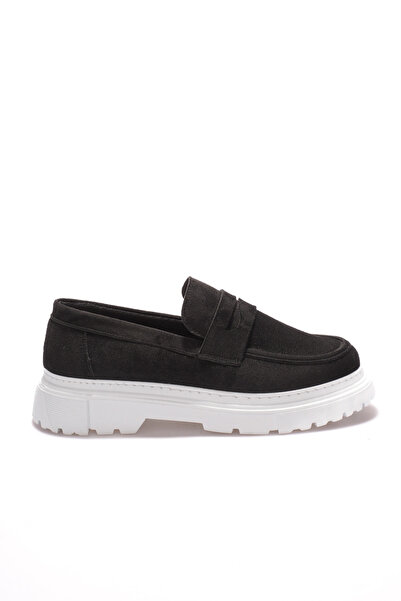 Zerenyus Loafer pentru bărbați ZRK-X11 Premium din piele întoarsă neagră