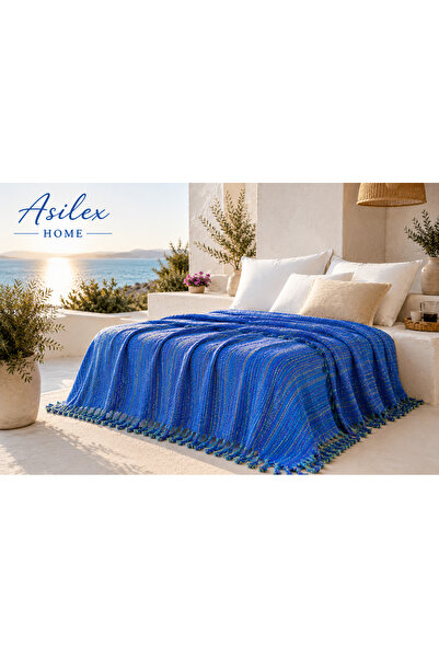 Asilex Home Collection Двойно тъкано пике одеяло 200x250 см, памучно, леко, п...