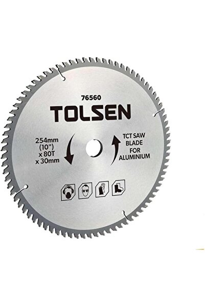 TOLSEN شفرة منشار TCT للألومنيوم (للاستخدام الصناعي) 76560، 254 مم، 10 بوصة، ...