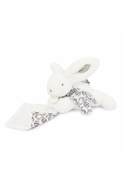 Doudou et Compagnie Дуду ®   Зайче - плюшена играчка с одеялце, 16 см