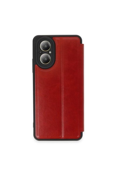 atastore2017 Realme 12 Lite Case Flip Cover - Red