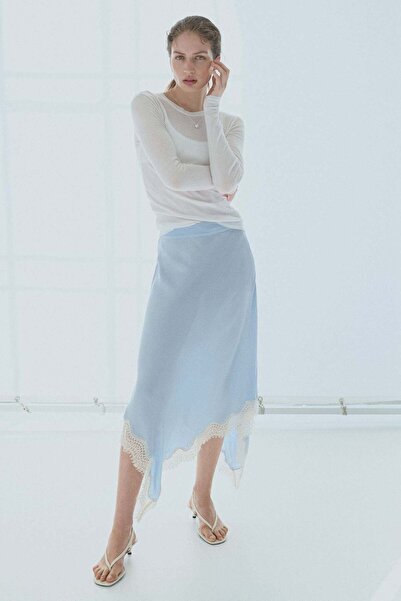 H&M Asymmetric viscose skirt
