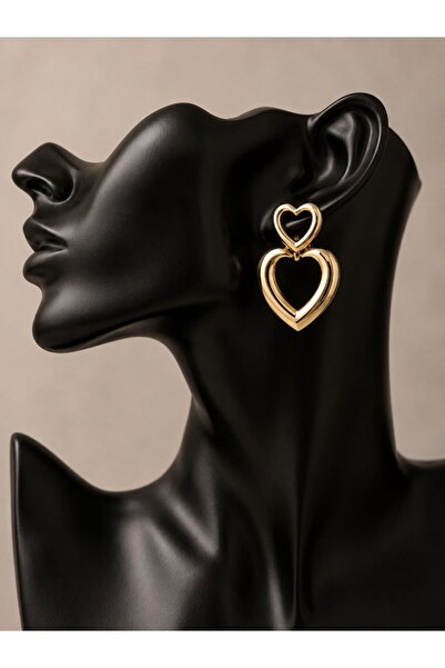 XUPING JEWELRY Xuping Heart-Shaped Earrings