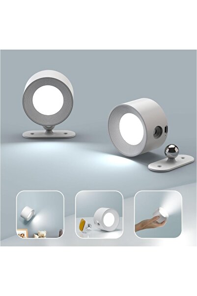 COOLDESİNG LED Wall Light, 2Pack Wall Lamp with 3 Color Modes 3 Brightness Le...