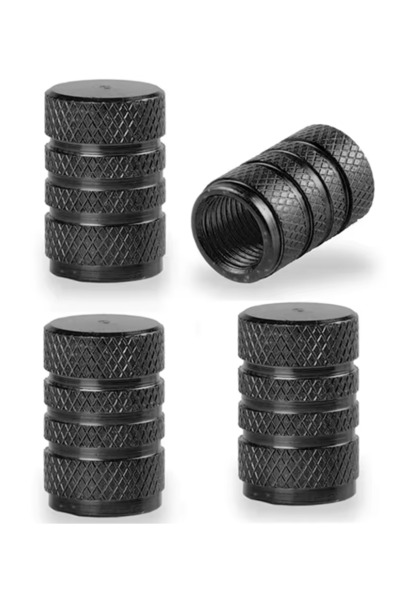 OEM Premium Anodized Aluminum Car Wheel Valve Caps – Set 4 Pcs Universal for ...