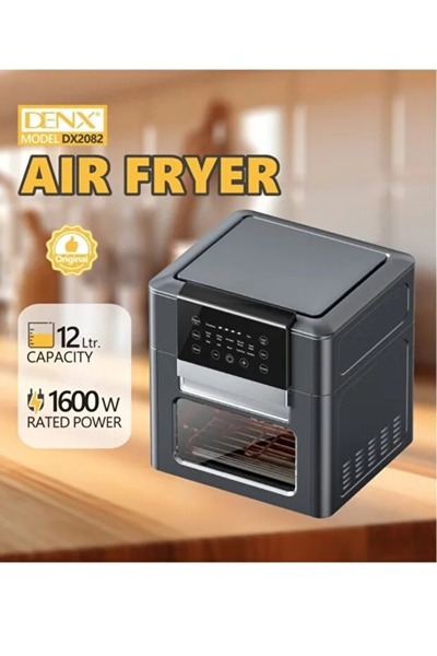 Generic مقلاة هوائية دينكس-DX2082 سعة 12 لتر بقوة 1600 واط
