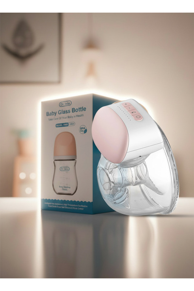 dr.Isla Anti‑Choking Baby Glass Bottle – Anti‑Colic, BPA‑Free