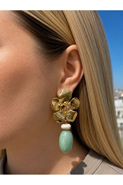 Charmist Flower Dangle Mng Earrings