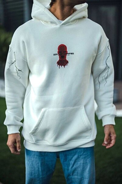Generic Brand Men's Hooded Sweatshirt with Kangaroo Pocket, 3 Thread Cotton P...