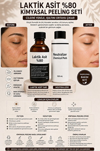 Puredermine Cilt ve Vücut İçin Özel Olarak Geliştirilen Kimyasal Peeling Seti...