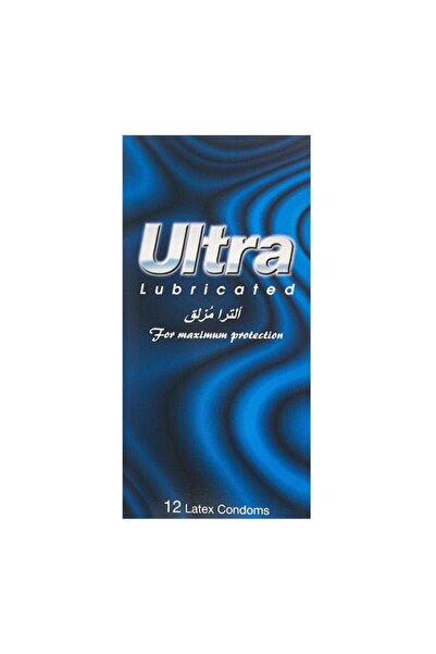ULTRA واقي ذكري مزلق للرجال من الترا , 12 حبه