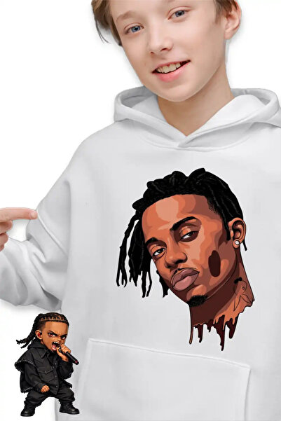 OEM Детски суичър с качулка Playboi Carti Sky за момчета