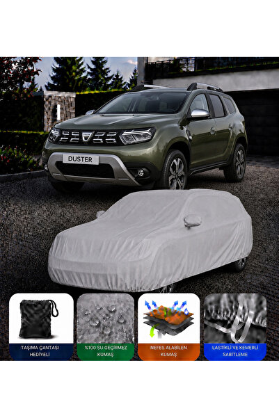 COCEM Dacia Duster Premium Araç Brandası Su Geçirmez UV Korumalı Tam Koruma G...