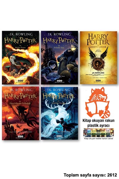Yapı Kredi Yayınları Harry Potter Melez Prens Felsefe Taşı Lanetli Çocuk Zümr...
